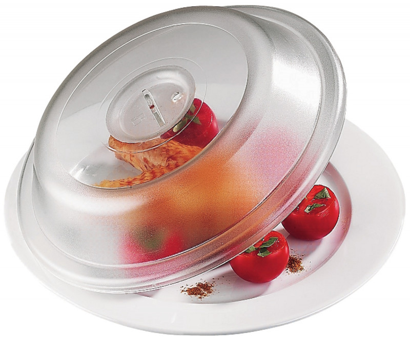 Couvre assiette rond transparent polyamide Ø 23,8 cm