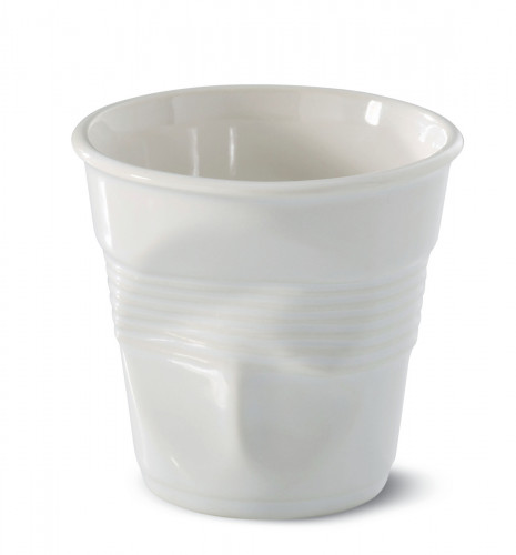 Gobelet rond blanc porcelaine culinaire 18 cl Ø 8,5 cm Froisse Revol