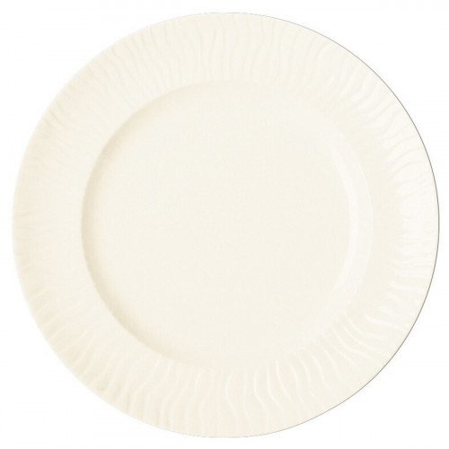 Assiette plate rond ivoire porcelaine vitrifiée Ø 26,9 cm Playa Rak