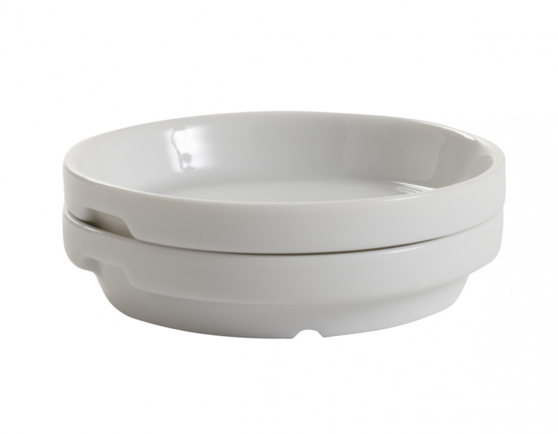 Coupelle rond blanc porcelaine Ø 10 cm Cafett Pro.mundi