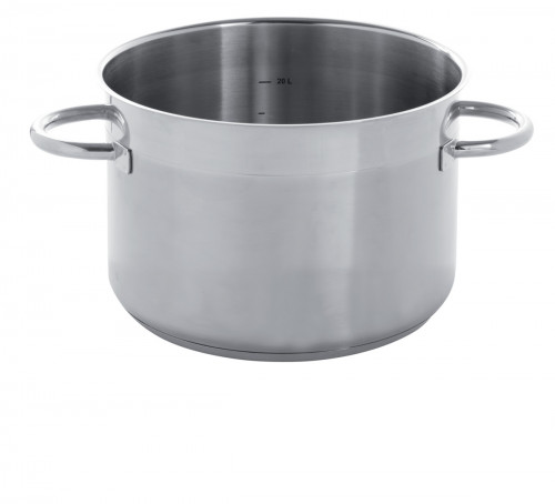Braisière inox Sans revêtement Sans couvercle Ø 36 cm 21 cm 21,3 L Qualiplus Pro.cooker