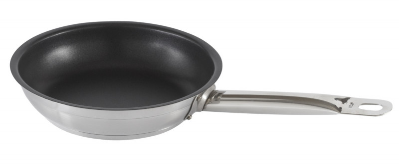 Poêle rond inox Revêtement anti-adhésif Ø 28 cm 5,5 cm 3 L Qualiplus Pro.cooker