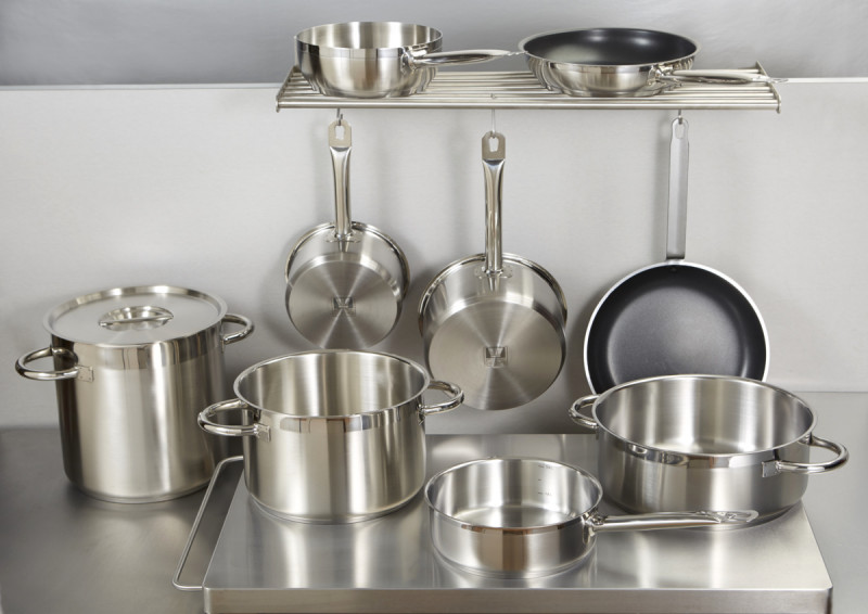 Sauteuse droite inox Ø 28 cm 9 cm 5,5 L Qualiplus Pro.cooker