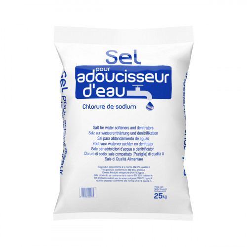 Sac de 25kg pastilles sel régénérant