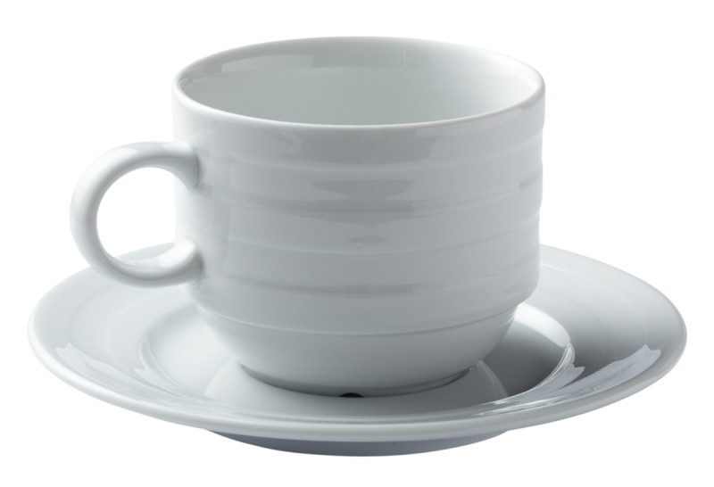 Tasse à expresso rond blanc porcelaine 9 cl Ø 6 cm Ruby