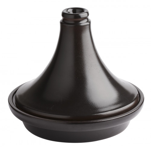 Tajine rond noir terre cuite Ø 17 cm
