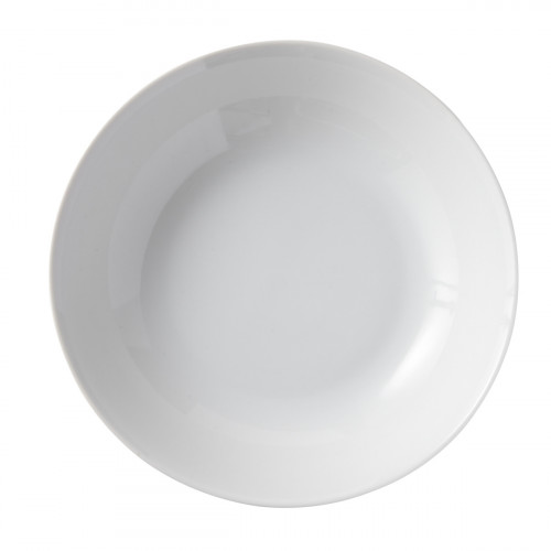 Assiette creuse rond blanc porcelaine Ø 20 cm Bazik Essentials Collection
