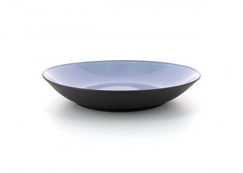 Assiette coupe creuse rond bleu porcelaine culinaire Ø 27 cm Revol