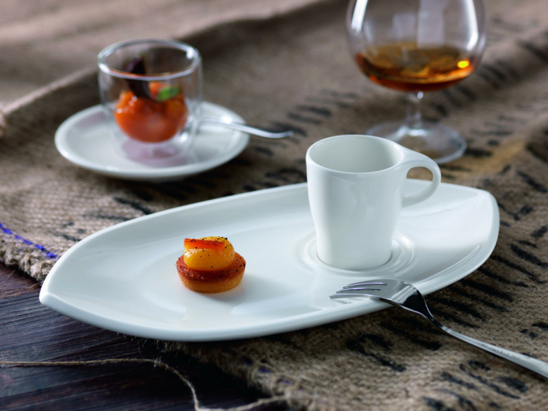 Sous-tasse à expresso rond ivoire porcelaine vitrifiée Ø 13 cm Artesano Villeroy & Boch