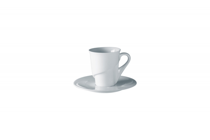 Tasse à expresso rond blanc porcelaine vitrifiée 9 cl Ø 6,3 cm Delissea Rak