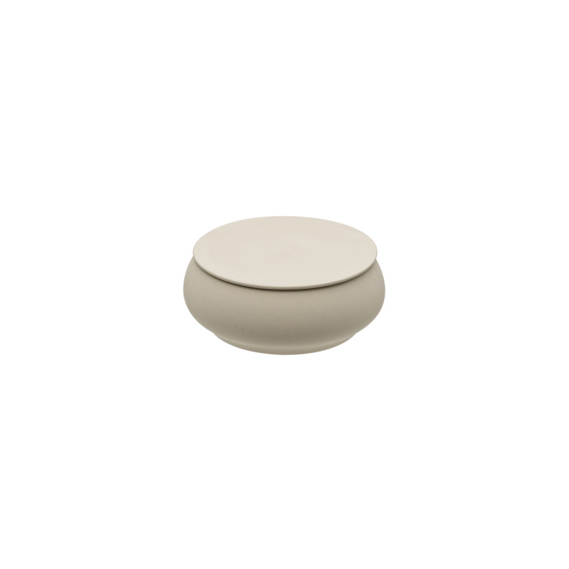 Cocotte rond beige grès émaillé Ø 14 cm Bahia Degrenne