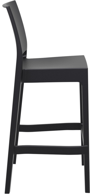 Tabouret de bar noir 108x44x51 cm Maya