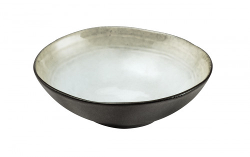 Coupelle rond blanc grès émaillé Shadow Medard De Noblat