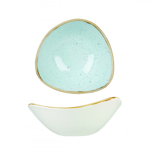 Bol triangulaire duck egg porcelaine vitrifiée 15,3 cm Stonecast Churchill