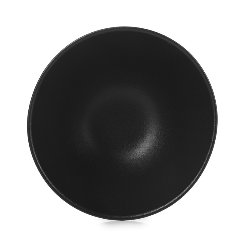 Bol rond noir porcelaine culinaire Ø 14,3 cm Adelie Revol