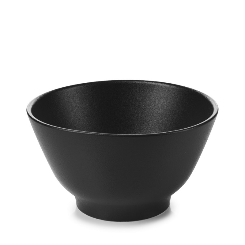 Bol rond noir porcelaine culinaire Ø 14,3 cm Adelie Revol