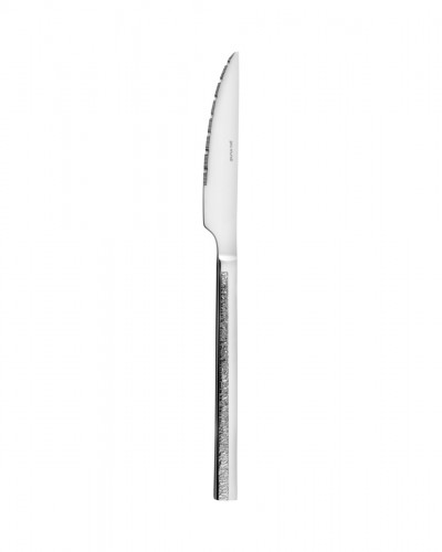 Couteau de table monobloc cranté 23,5 cm Mineral Pro.mundi