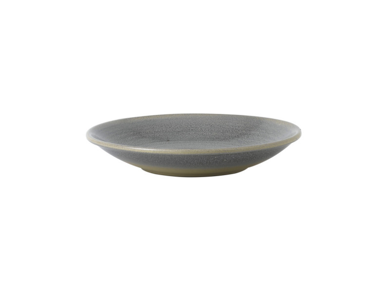 Assiette creuse rond gris porcelaine Ø 24,3 cm Evo Dudson