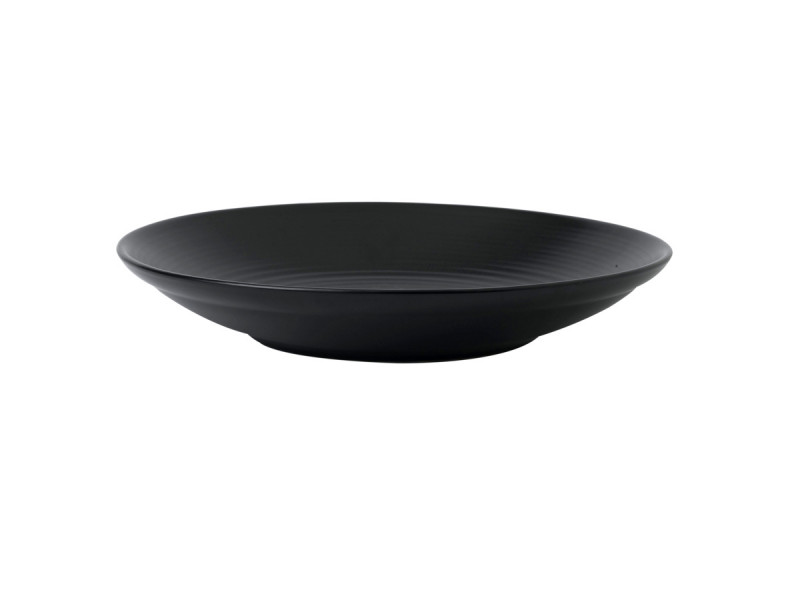 Assiette creuse rond noir porcelaine Ø 29,3 cm Evo Dudson