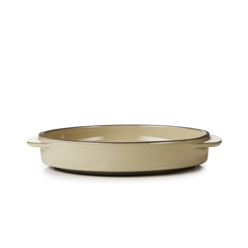 Cassolette rond beige porcelaine culinaire Ø 14 cm Caractere Revol