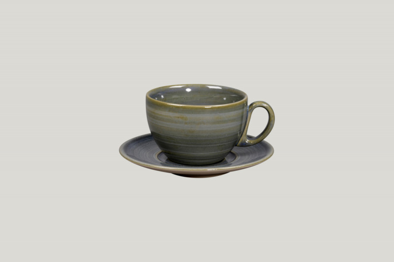 Tasse à déjeuner gris porcelaine 28 cl Ø 10 cm Rakstone Spot Rak