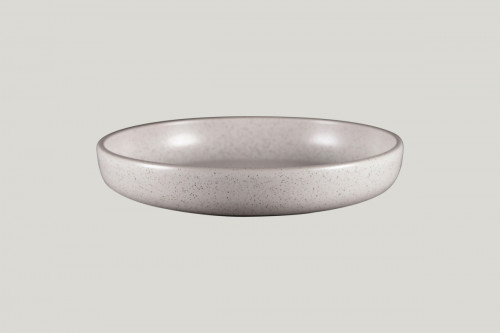 Assiette creuse rond gris porcelaine Ø 25,8 cm Rakstone Ease Rak