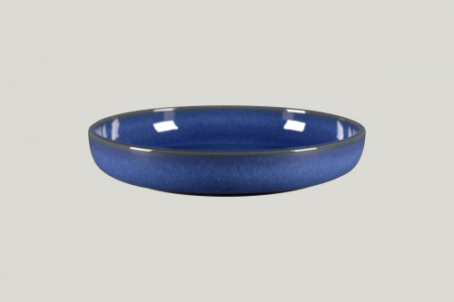 Assiette creuse rond bleu porcelaine Ø 25,8 cm Rakstone Ease Rak