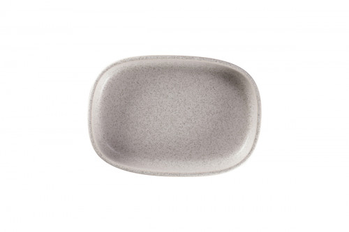 Plat creux gris porcelaine 26 cm Rakstone Ease Rak