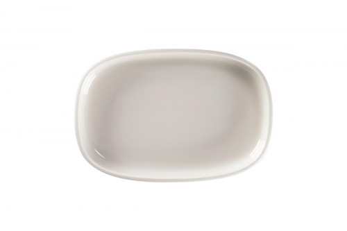 Plat creux ovale blanc porcelaine 30 cm Rakstone Ease Rak