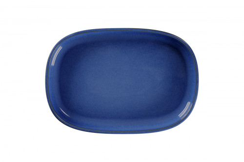 Plat creux ovale bleu porcelaine 33,2 cm Rakstone Ease Rak