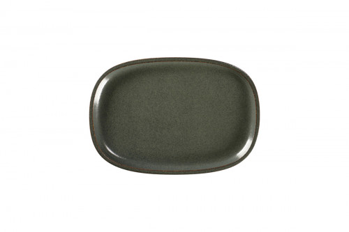 Plat rectangulaire noir porcelaine 26,1 cm Rakstone Ease Rak