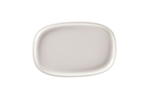 Plat rectangulaire blanc porcelaine 30,2 cm Rakstone Ease Rak