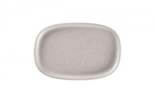 Plat rectangulaire gris porcelaine 30,2 cm Rakstone Ease Rak