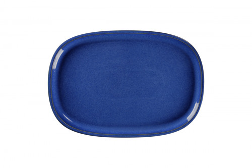Plat rectangulaire bleu porcelaine 33,2 cm Rakstone Ease Rak
