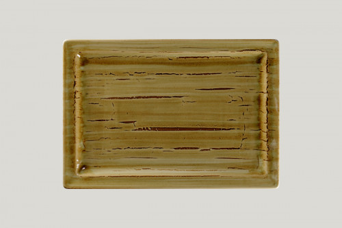 Assiette coupe plate rectangulaire Garnet porcelaine 33,6x23,2 cm Rakstone Spot Rak