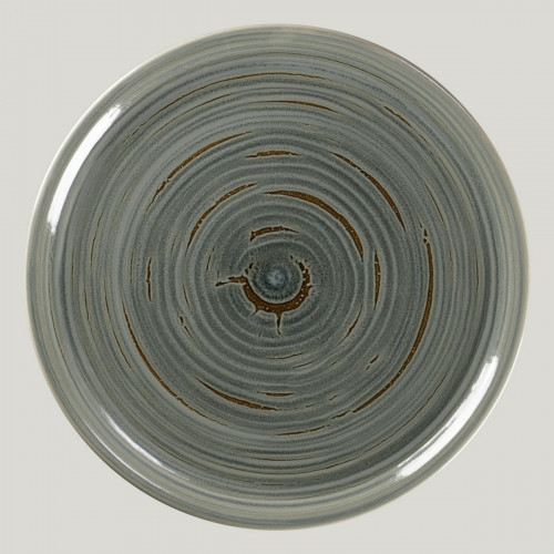 Assiette à pizza rond Peridot porcelaine Ø 32,8 cm Rakstone Spot Rak