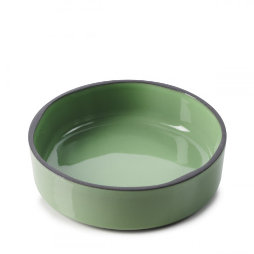 Coupelle rond vert porcelaine culinaire Ø 11 cm Caractère Revol