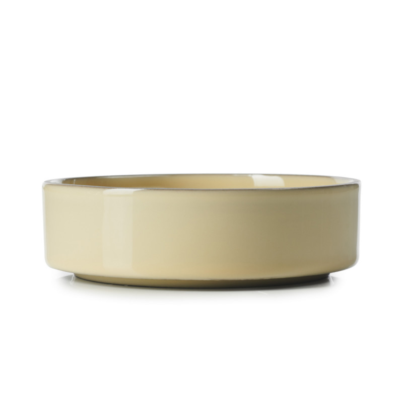 Coupelle rond beige porcelaine culinaire Ø 11 cm Caractere Revol