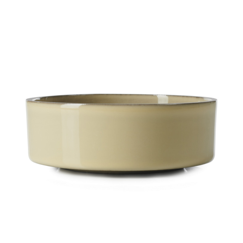 Coupelle rond beige porcelaine culinaire Ø 8 cm Caractere Revol