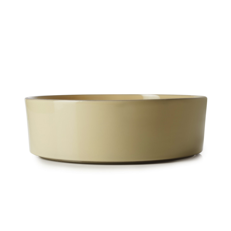 Saladier rond beige porcelaine culinaire Ø 25 cm Caractere Revol