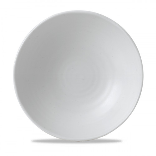 Assiette plate organique blanc porcelaine vitrifiée Ø 29 cm White Dudson