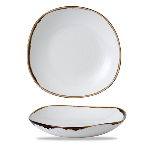 Assiette creuse rond blanc porcelaine vitrifiée Ø 29,5 cm Harvest Dudson