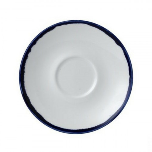 Sous tasse à cappuccino rond blanc porcelaine vitrifiée Ø 15,6 cm Harvest Dudson