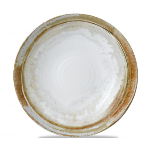 Assiette plate organique beige porcelaine vitrifiée Ø 27 cm Finca Dudson