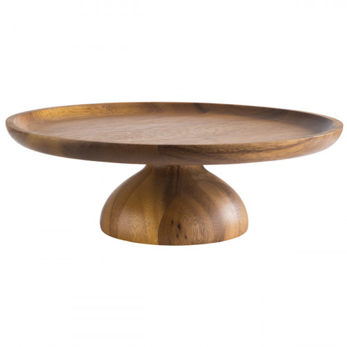 Présentoir à pâtisserie acacia Ø 240 mm 80 mm Acacia Aps