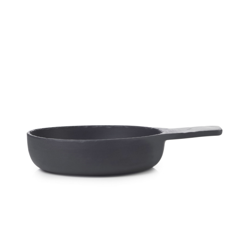 Cassolette rond noir porcelaine culinaire Ø 18 mm Basalt Revol