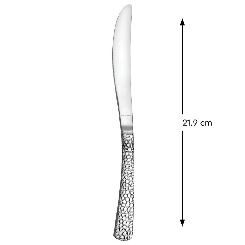 Couteau de table monobloc cranté 21,9 cm Yum Pro.mundi