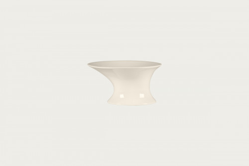 Assiette creuse surélevée rond blanc porcelaine bone china 15,8x14,9 cm Bravura Rak