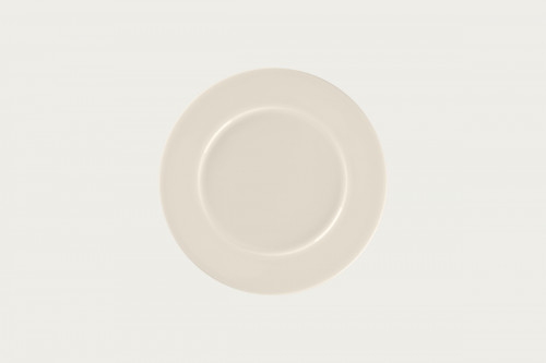 Assiette plate rond blanc porcelaine bone china Ø 21,9 cm Fedra Rak