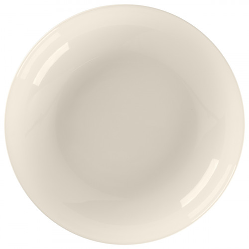 Assiette coupe creuse rond blanc porcelaine bone china Ø 22,9 cm Fedra Rak